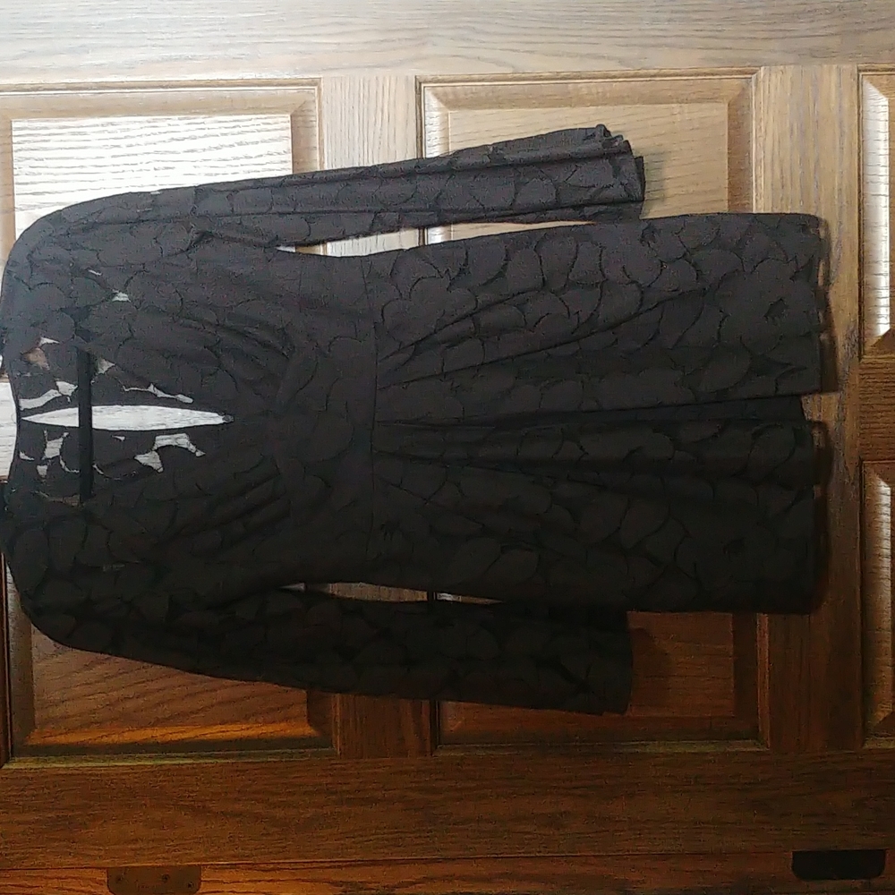 BCBG generation black lace dress